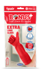Bonus extra hosszú háztartási gumikesztyű, méret: L (9), B067