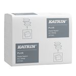 Katrin Resta M2 adagolós szalvéta, 2 rétegű, hófehér, 25,5x15x5 cm, 140 lapos, 21 csomag/zsák