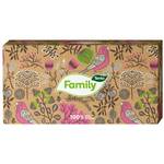 Tento Familybox 200 papírzsebkendő/kozmetikai kendő, 2 rétegű, 200 kendő/doboz