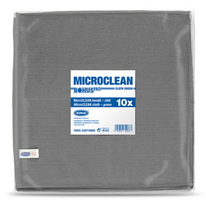 Bonus MicroCLEAN kendő 10 db-os, szürke, HACCP/HoReCa, B192