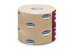 BulkySoft Forte Havana toalettpapír (wc papír), 2 rétegű, 170 lapos, barna, 100% újrahasznosított, egyenként csomagolt, 4 tekercs/csomag